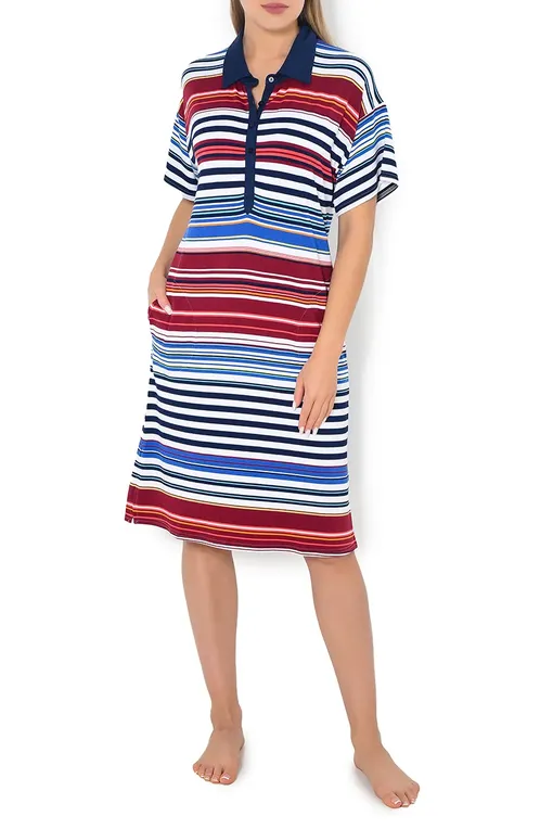 Платья домашние Cote Coton by Oryades 56C1518 87marine