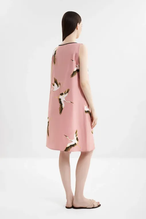 Сорочки CYBERJAMMIES 5044 PINK CRANE BIRD PRINT