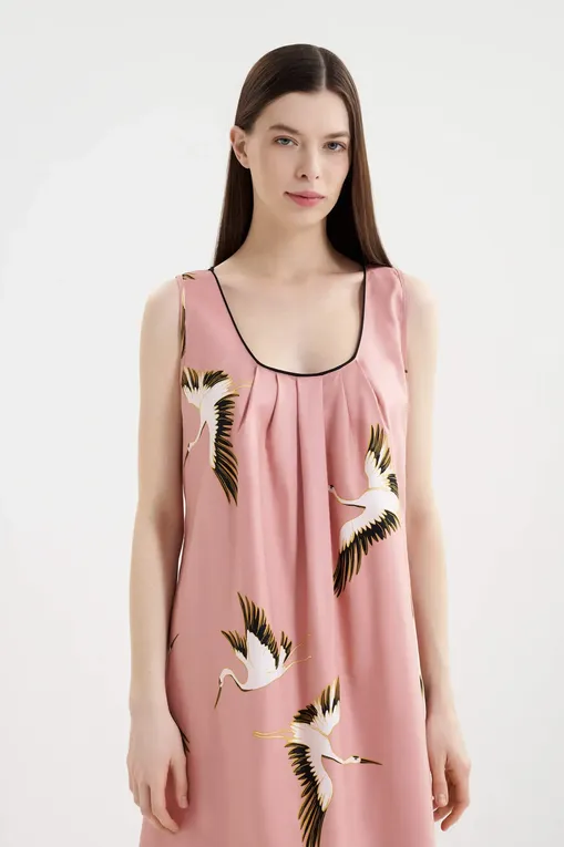 Сорочки CYBERJAMMIES 5044 PINK CRANE BIRD PRINT