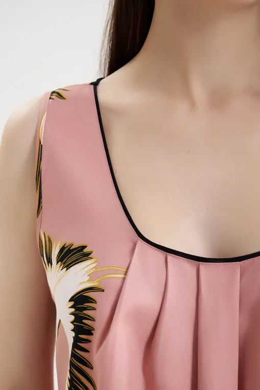 Сорочки CYBERJAMMIES 5044 PINK CRANE BIRD PRINT