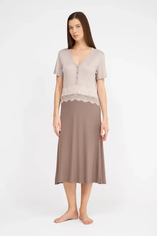 Сорочки Free Voogue 224105 141 BICOLOR TAUPE/CIOCCOLATO