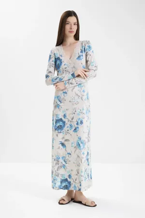 Gianantonio A. Paladini W55NC02/L NOEMI/L 660 FIORE DENIM/P.BEIGE