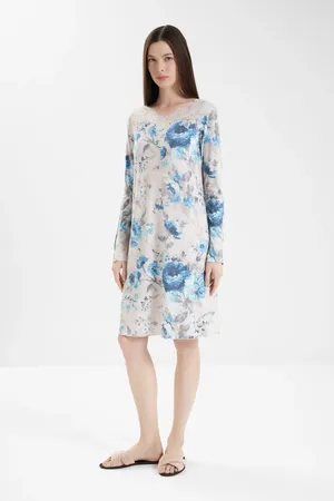 Gianantonio A. Paladini W55NC03/S NADIA/S 660 FIORE DENIM/P.BEIGE