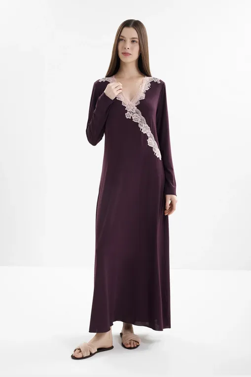 Сорочки Gianantonio A. Paladini W55SC04/L SERAFINA/L 529 AUBERGINE/P.ROSA