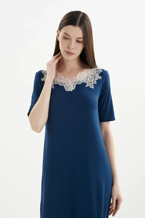 Сорочки Gianantonio A. Paladini W55SC06/M SAMIRA_MC/M 791 DENIM/P.CORDA