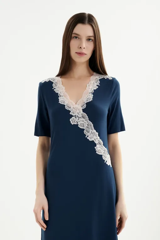 Сорочки Gianantonio A. Paladini W55SC07/L SERAFINA_MC/L 791 DENIM/P.CORDA