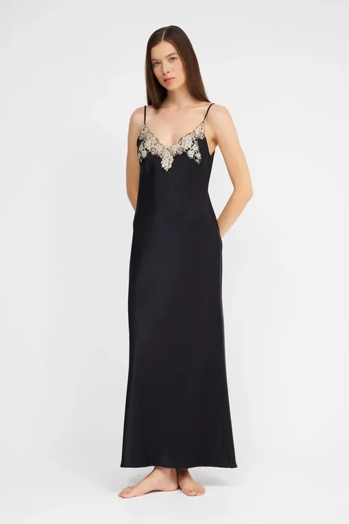 Сорочки I.D.Sarrieri L4680 Black/Mink