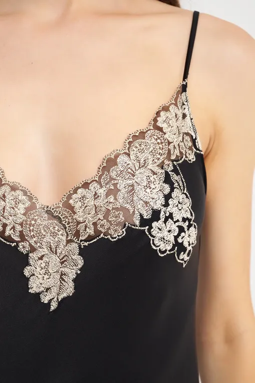 Сорочки I.D.Sarrieri L4680 Black/Mink