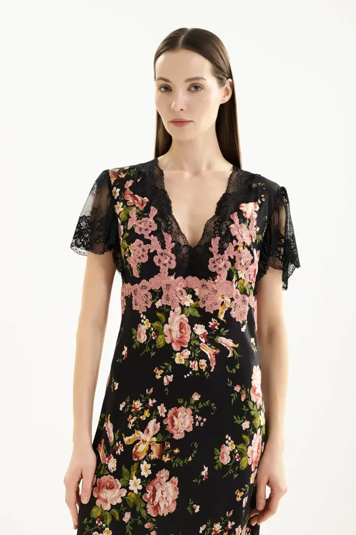 Сорочки Marjolaine 4BER3002 0181 Imprime Fleur/Buvard