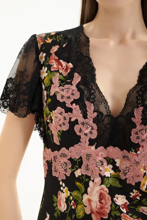 Сорочки Marjolaine 4BER3002 0181 Imprime Fleur/Buvard