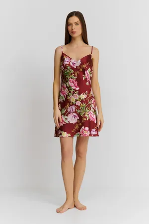 Marjolaine 4VEL0103 0156 Imprime Bourgogne