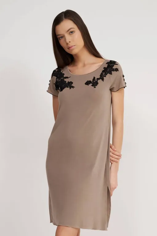 Сорочки Gianantonio A. Paladini S41LC06/S LOTO/S 414 NOISETTE/P.NERO