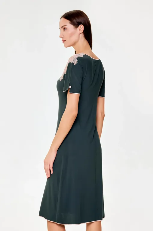Сорочки Gianantonio A. Paladini W35LC07/M LIVING_MC/M 371 VERDE/NOCCIOLA