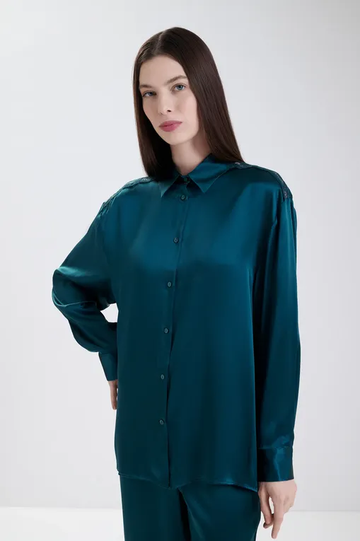 Рубашки Simone Perele 1F8957 631 Emeraude