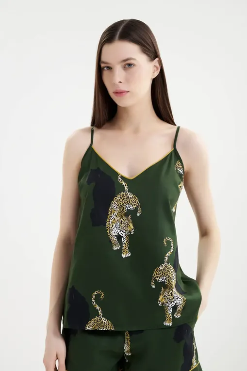 Топы CYBERJAMMIES 5002 GREEN LEOPARD PRINT