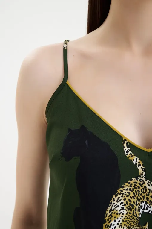 Топы CYBERJAMMIES 5002 GREEN LEOPARD PRINT