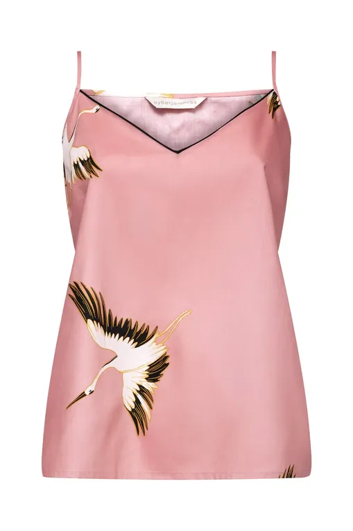 Топы CYBERJAMMIES 5042 PINK CRANE BIRD PRINT
