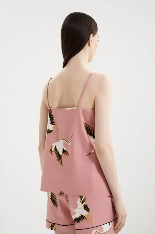 Топы CYBERJAMMIES 5042 PINK CRANE BIRD PRINT