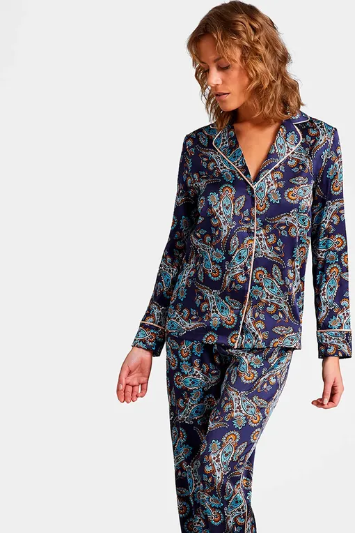 Пижамы AUBADE RT44 BLEU CACHEMI