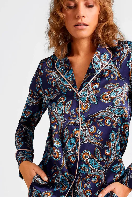 Пижамы AUBADE RT44 BLEU CACHEMI