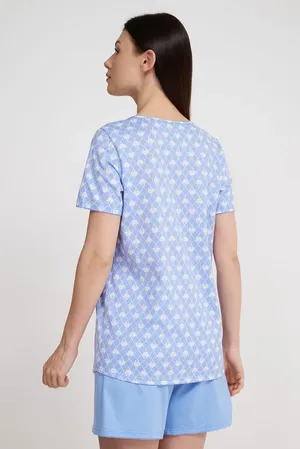 Calida 43253 399 hydrangea blue