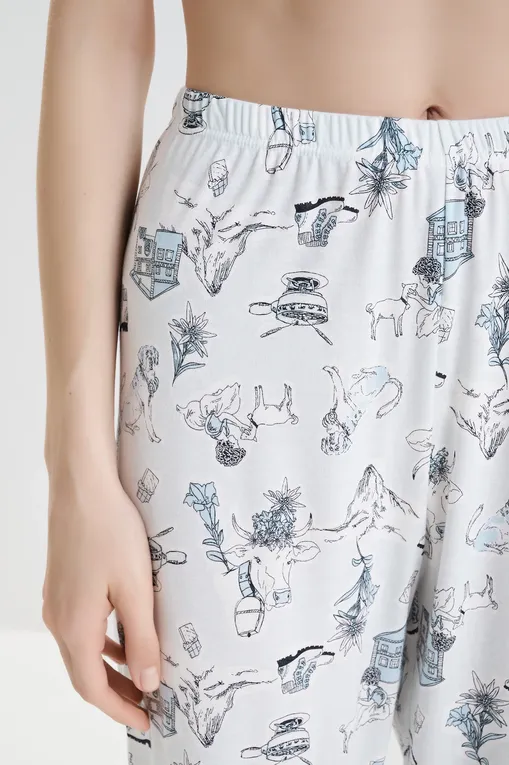 Пижамы Calida 44857 545 cascade blue