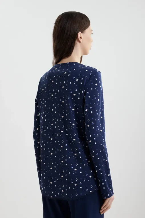 Пижамы Calida 45051 488 peacoat blue