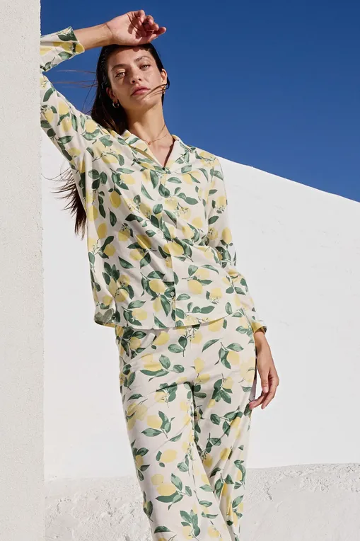 Пижамы Calida 46954 013 pineapple