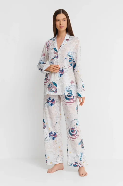 Пижамы Derek Rose 2012-LEDB 076WHI