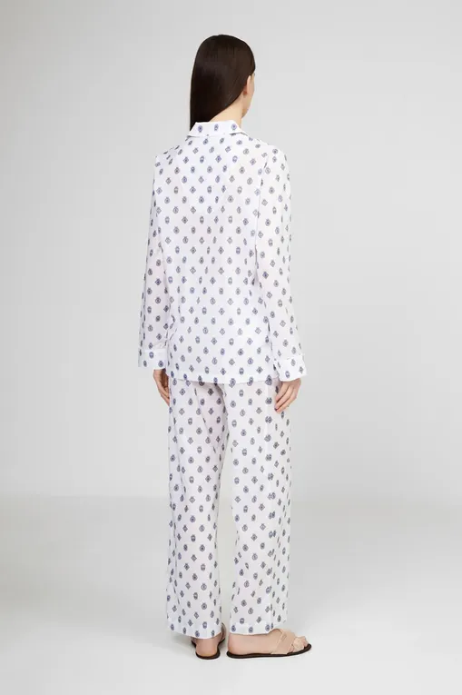 Пижамы Derek Rose 2012-LEDB 083whi