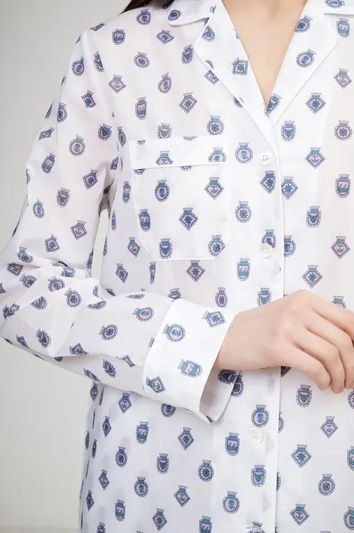 Пижамы Derek Rose 2012-LEDB 083whi