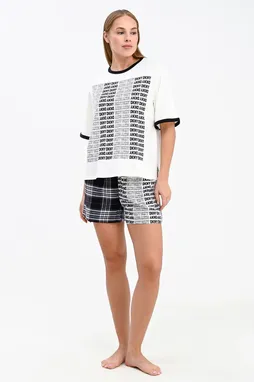 DKNY YI2522669 005 Black Plaid