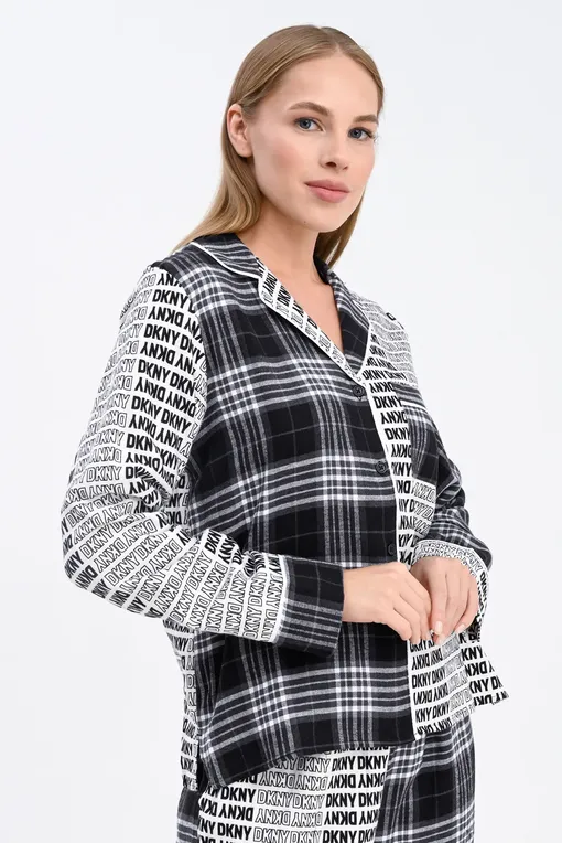 Пижамы DKNY YI2922669 005 Black Plaid