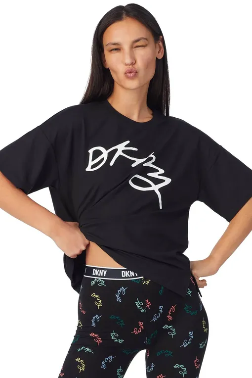 Пижамы DKNY YI50001 006 Black Label Print