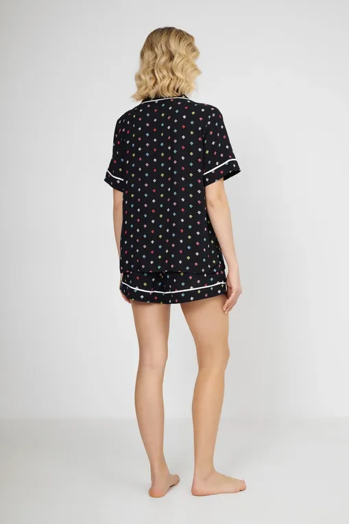 Пижамы DKNY YI50043 006 Black Label Print