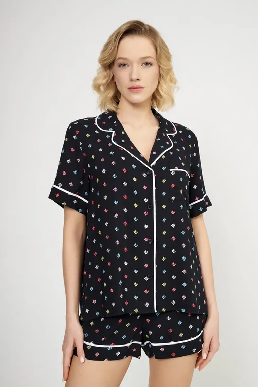 Пижамы DKNY YI50043 006 Black Label Print