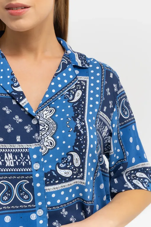 Пижамы DKNY YI80015 454 Blue Print