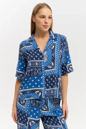 DKNY YI80015 454 Blue Print