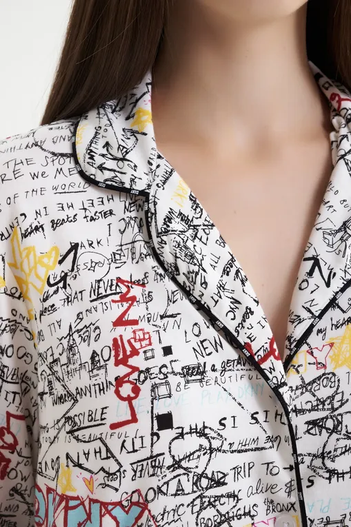 Пижамы DKNY YI90030 117 Wht Novl