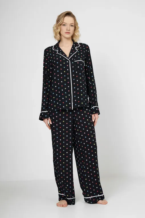 Пижамы DKNY YI90043 006 Black Label Print