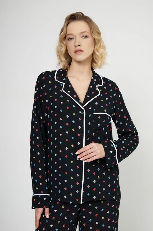 Пижамы DKNY YI90043 006 Black Label Print