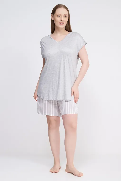 Пижамы Free Voogue 123220 GREY STRIPES