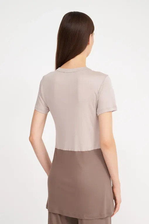 Пижамы Free Voogue 224103 141 BICOLOR TAUPE/CIOCCOLATO