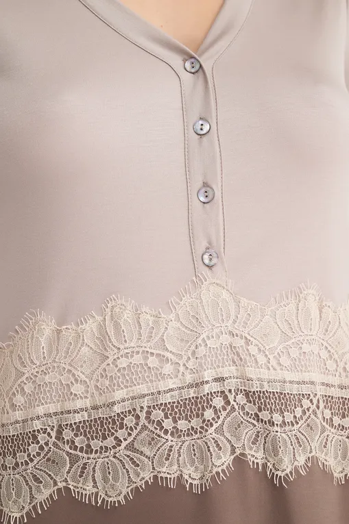 Пижамы Free Voogue 224103 141 BICOLOR TAUPE/CIOCCOLATO