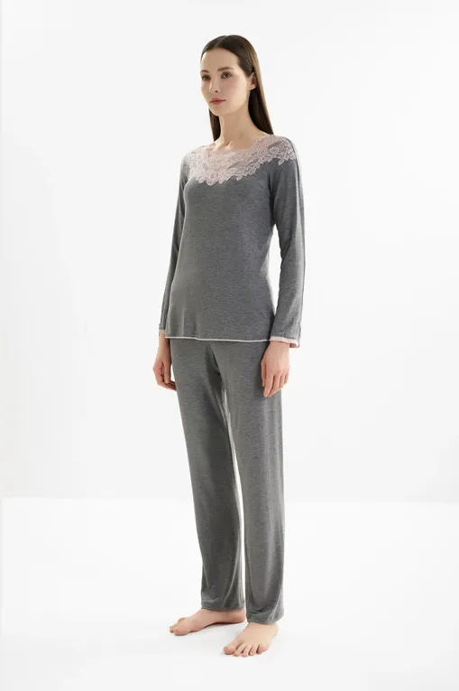 Пижамы Gianantonio A. Paladini W51AP01 ANITA 819 GRIGIO MEL.