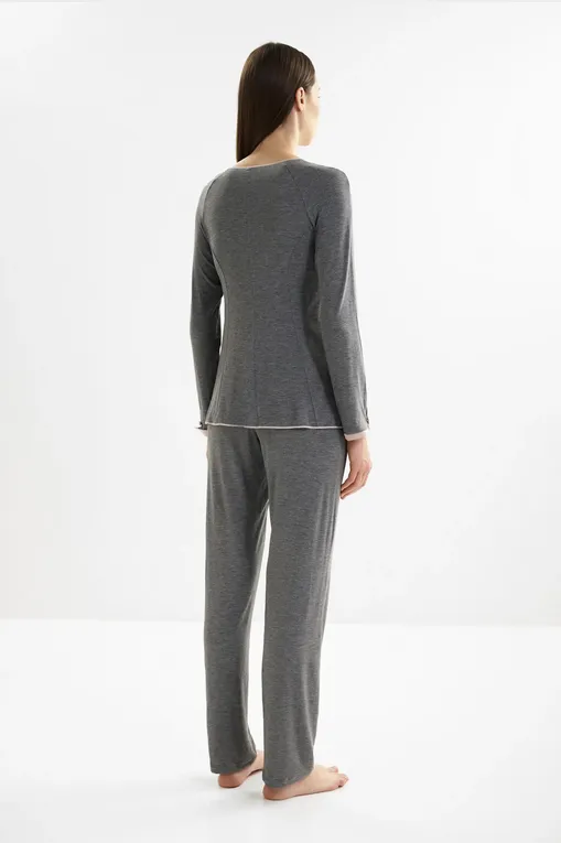 Пижамы Gianantonio A. Paladini W51AP01 ANITA 819 GRIGIO MEL.