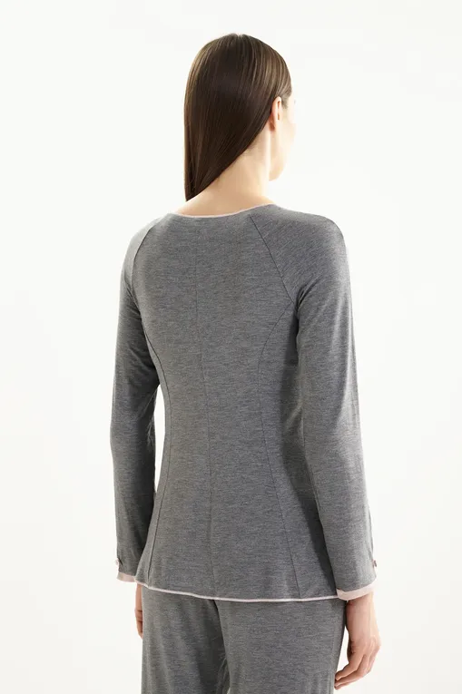 Пижамы Gianantonio A. Paladini W51AP01 ANITA 819 GRIGIO MEL.