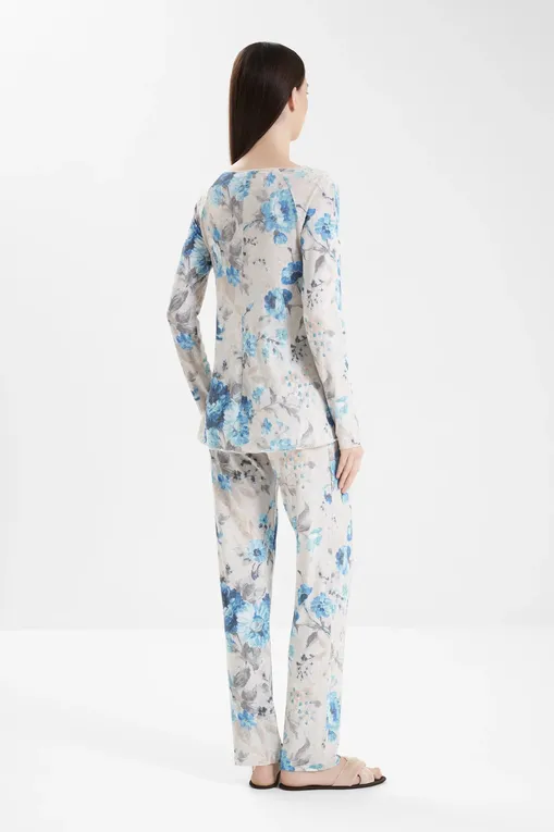 Пижамы Gianantonio A. Paladini W55NP01 NANCY 660 FIORE DENIM/P.BEIGE