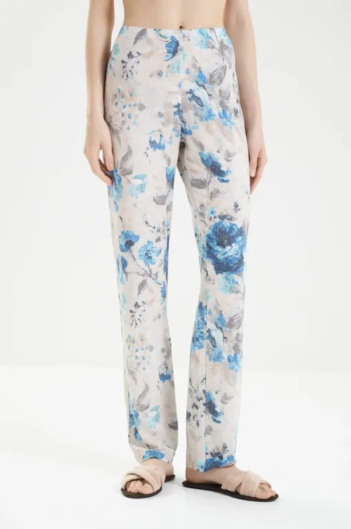 Пижамы Gianantonio A. Paladini W55NP01 NANCY 660 FIORE DENIM/P.BEIGE