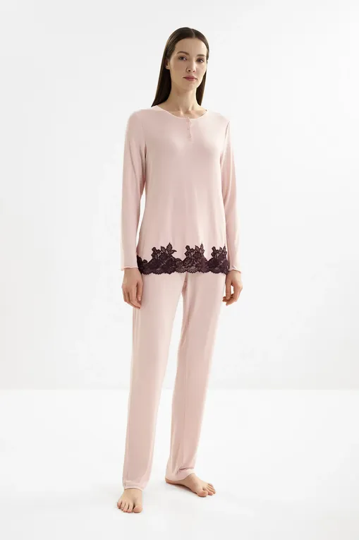 Пижамы Gianantonio A. Paladini W55SP03 SIBILLA 510 ROSA/P.AUBERGINE